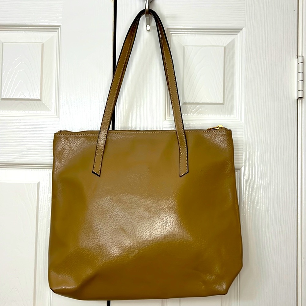 La Joconde Leather Shoulder Bag HandBag Tote Made in Italy